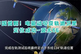 中国首颗！电驱动可变轨道卫星定位成功-亚太6E视频封面