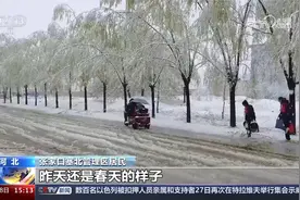 河北 多地出现降雪 雪深达32厘米 高速交通受影响