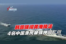菲引发蝴蝶效应，韩国强闯黄海执法，4名中国渔民被强押回仁川视频封面
