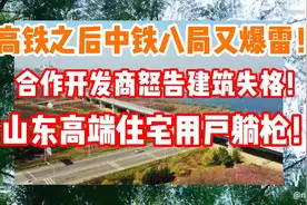 中铁八局又暴雷！山东高端住宅用户集体躺枪！开发商怒告建筑失格视频封面
