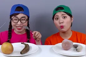 冷热食物美食挑战！享用热苹果和冰苹果，哪一个口感更好呢？