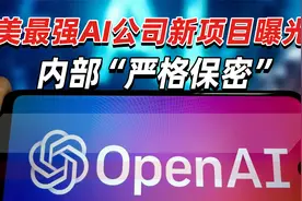 外媒：美国最强AI公司从未披露新项目曝光，内部“严格保密”视频封面