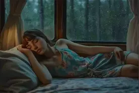晚安，一夜好眠无打扰！窗外下着大雨还有雷声伴你整夜入眠。视频封面