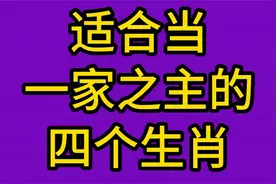 适合当一家之主的四大生肖！其中包含你吗？视频封面