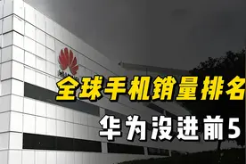 全球手机销量排名，华为没进前5！苹果小米提前开启大决战视频封面