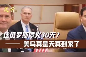 停火30天给乌克兰输血：让俄罗斯接受这个要求？美乌天真到家了视频封面