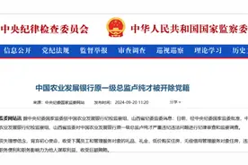 中国农业发展银行原一级总监卢纯才被开除党籍视频封面