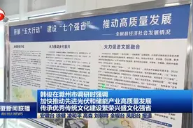 韩俊赴滁州市调研先进光伏和储能产业发展和文物保护等情况视频封面