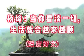 《杨绛：当你看淡一切，生活就会越来越顺 》 看淡一生  生活如意视频封面