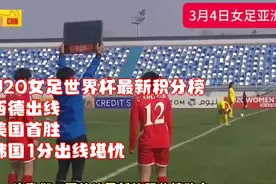 U20女足世界杯最新积分榜：西德出线，美国首胜，韩国1分出线堪忧视频封面