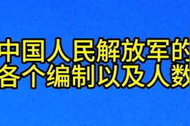 中国人民解放军的，各个编制以及人数视频封面