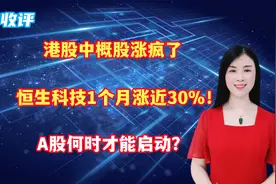 港股中概股涨疯了，恒生科技1个月涨近30%！A股何时才能启动？视频封面