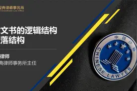邓学平：法律文书的逻辑结构和段落结构视频封面