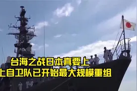 台海之战日本真要上！海上自卫队，已开始历史最大规模重组视频封面