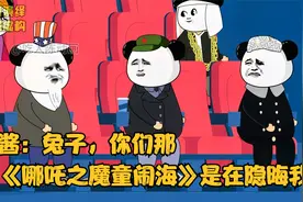 鹰酱：兔子，你们那《哪吒之魔童闹海》是在隐晦我？视频封面
