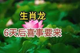 生肖龙：偷着乐吧，就在6天后，你的喜事来了，你后代有出息了视频封面