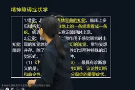 2024年护士执业资格考试视频课程讲解题库历年真题 精神障碍护理视频封面