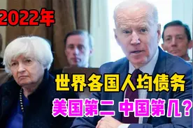 2022年世界各国人均债务，新加坡和美国分列一二，中国第几？视频封面