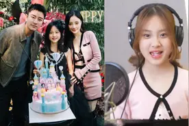 13岁甜馨发布新歌，疑出道进入娱乐圈，贾乃亮李小璐合体支持女儿视频封面