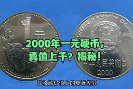 2000年一元硬币，真值上千？揭秘！视频封面