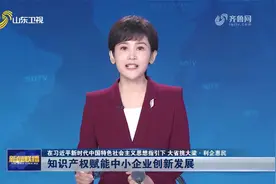 山东卫视关注乳山市运用知识产权赋能中小企业发展视频封面