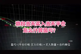 期权当天买入当天平仓怎么计算盈亏？视频封面