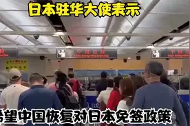 日本驻华大使表示，希望中国恢复对日本免签政策，让日本人来中国视频封面