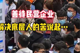 善待民营企业，从解决底层人的苦说起…（音频来源：静思有我）视频封面