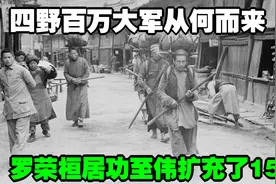 四野百万大军从何而来？罗荣桓居功至伟扩充了150个团的兵力视频封面