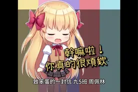 致笨蛋的一封信视频封面