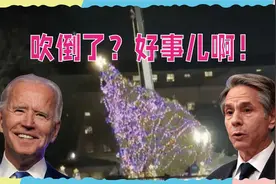 东北疯讽刺配音572：白宫圣诞树被风吹倒，老拜却认为是好事儿视频封面
