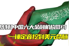 500亿美元！沙特和中国六大金融机构签约，一锤定音挖到美元命脉视频封面