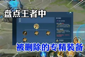 盘点王者中，那些被删除的专精装备！视频封面