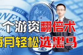 1个神奇的游资月月翻倍术，只要学会用月K线，每月轻松选到黑马股视频封面