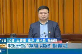 丰台区召开全区“以案为鉴 以案促改”警示教育大会视频封面