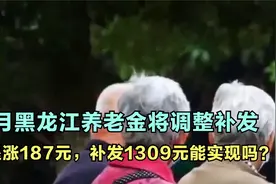 7月黑龙江养老金将调整补发，企退涨187元，补发1309元能实现吗？视频封面
