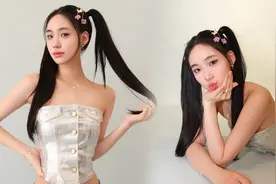 小S二女儿Lily梳双辫嘟嘴卖萌，假睫毛被指土气，广告资源好到爆视频封面