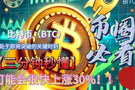 比特币（BTC）可能上涨30%，这一预测基于以下几点视频封面