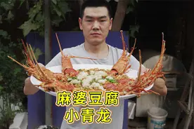 六只龙虾配上豆腐，阿远做“麻婆豆腐烩小青龙”，配米饭嘎嘎香