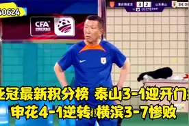 亚冠最新积分榜：泰山3-1迎开门红，申花4-1逆转，横滨3-7惨败！视频封面