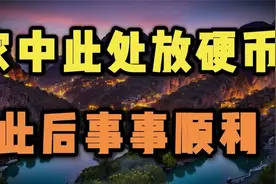 家中此处放一枚硬币，此后事事顺利，一起来学习一下。视频封面