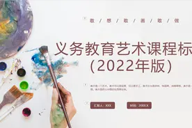 2022版义务教育艺术课程标准美术新课标学习解读ppt课件视频封面
