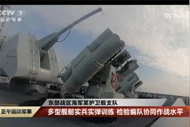 东部战区海军某护卫舰支队 多型舰艇实兵实弹训练视频封面
