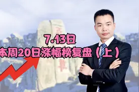 7.13日本周20日涨幅榜复盘（上）