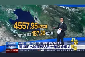 青海湖水域面积持续增大，达到十年以来最大值视频封面