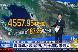 青海湖水域面积持续增大，达到十年以来最大值视频封面