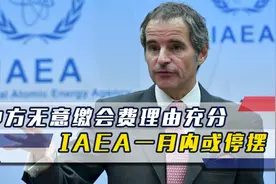 中方釜底抽薪，无意缴4.6亿会费，理由很充分，IAEA一月内或停摆视频封面