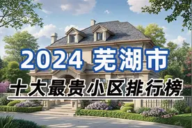 2024年芜湖市十大最贵小区：公园大道壹号、芜湖院子、皖江壹号院视频封面