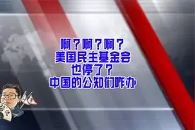 花千芳：啊？美国民主基金会也停了？公知们咋办视频封面