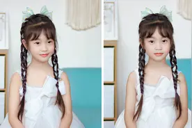 夏天就用飘带发夹给女儿这样编发，配公主裙美翻了视频封面